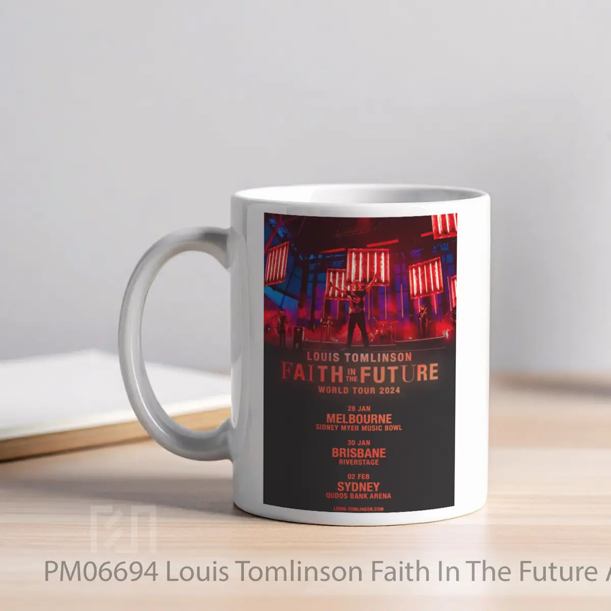 Mug Louis Tomlinson Faith In The Future Australia Tour 2024 MPM06694 - All-side / Desain
