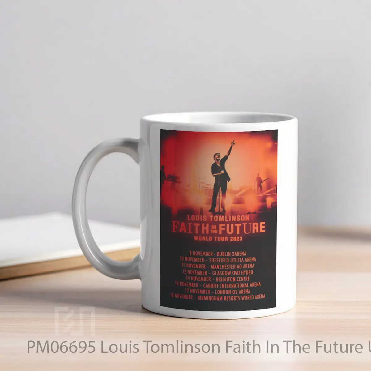 Mug Louis Tomlinson Faith In The Future Uk Tour 2023 MPM06695 - All-side / Desain
