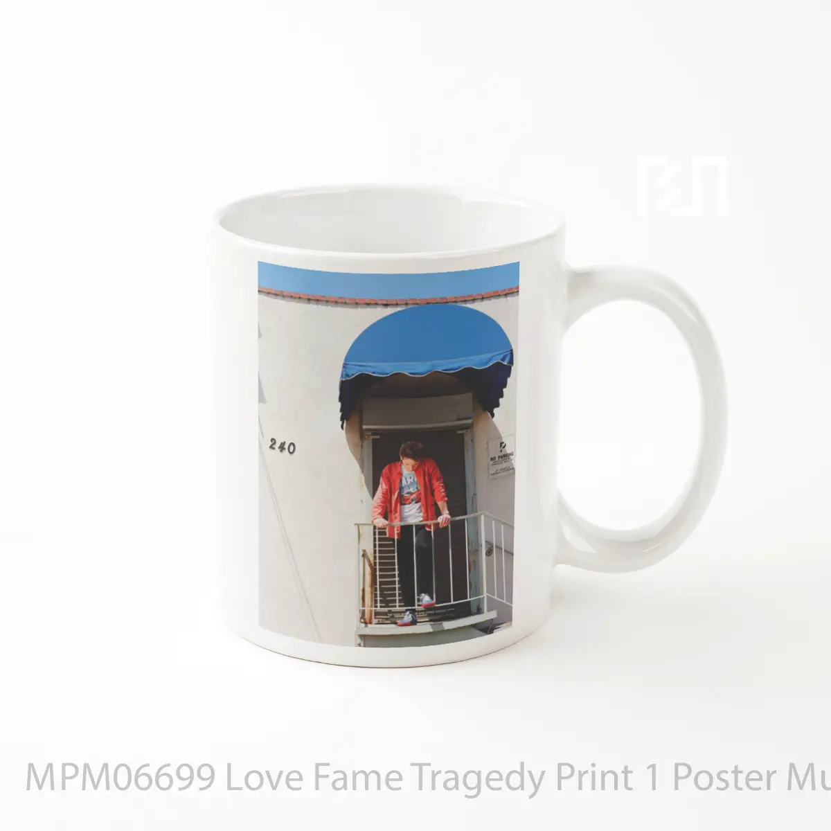Mug Love Fame Tragedy Print 1 MPM06699