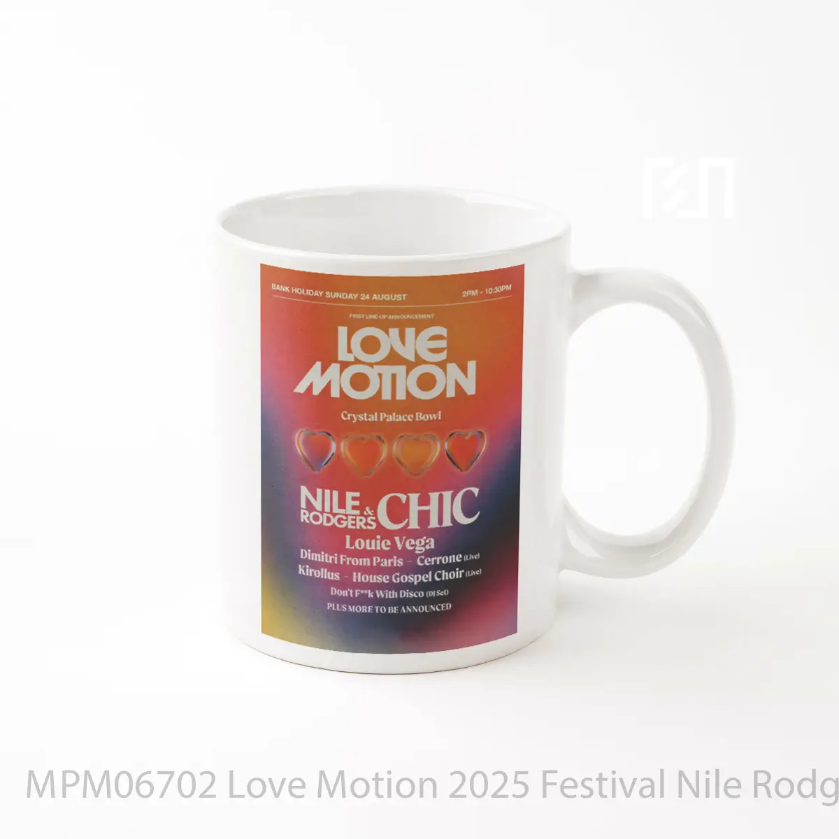 Mug Love Motion 2025 Festival Nile Rodgers Chic MPM06702