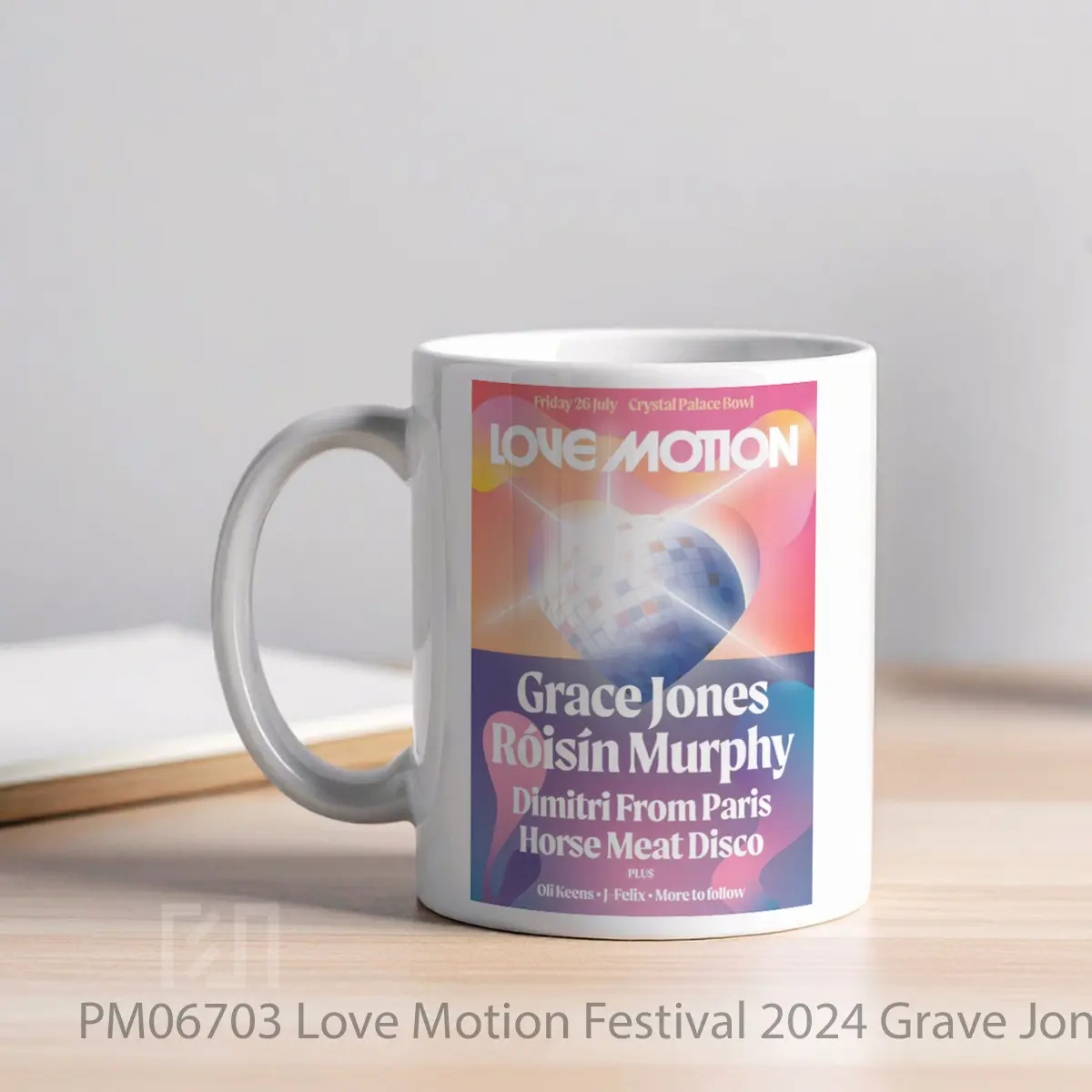 Mug Love Motion Festival 2024 Grave Jones R Is N Murphy Line Up MPM06703 - All-side / Desain