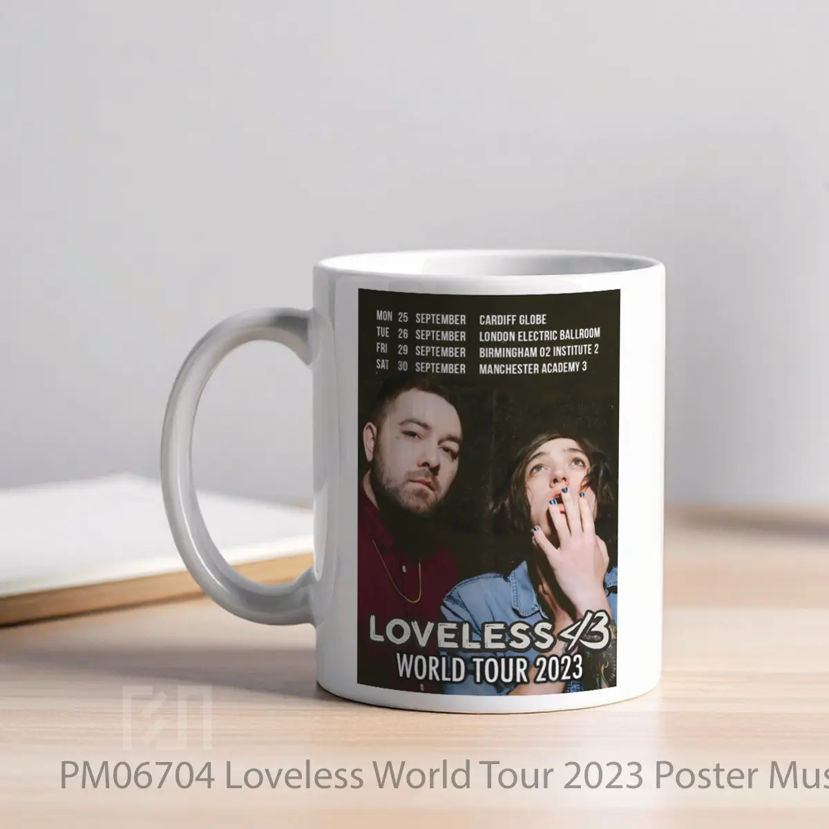 Mug Loveless World Tour 2023 MPM06704 - All-side / Desain