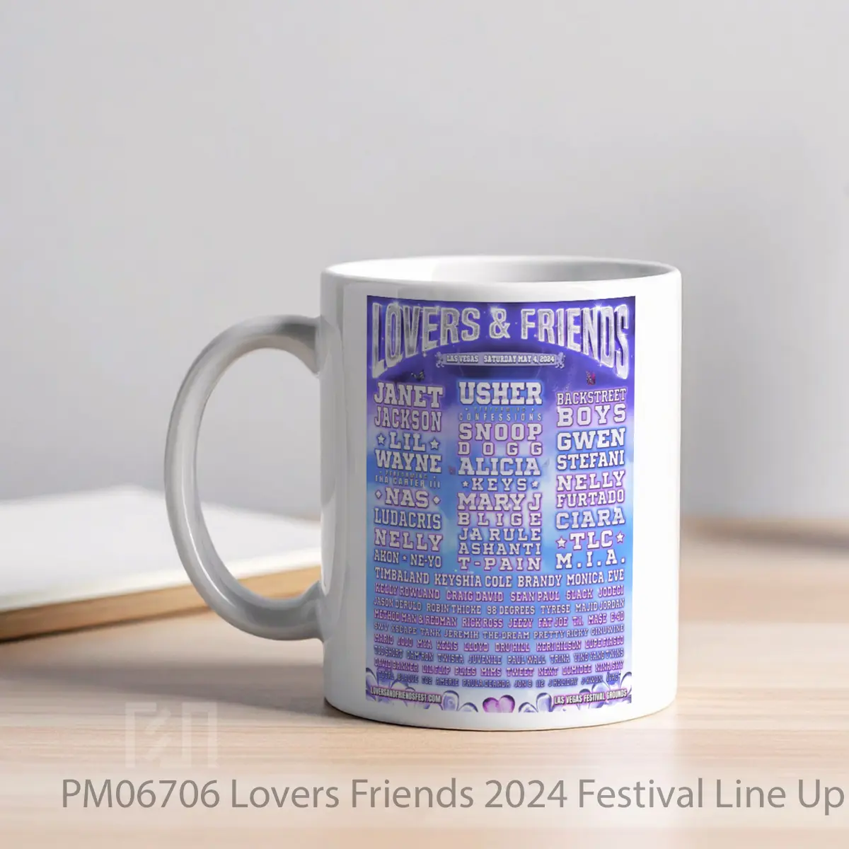 Mug Lovers Friends 2024 Festival Line Up MPM06706 - All-side / Desain