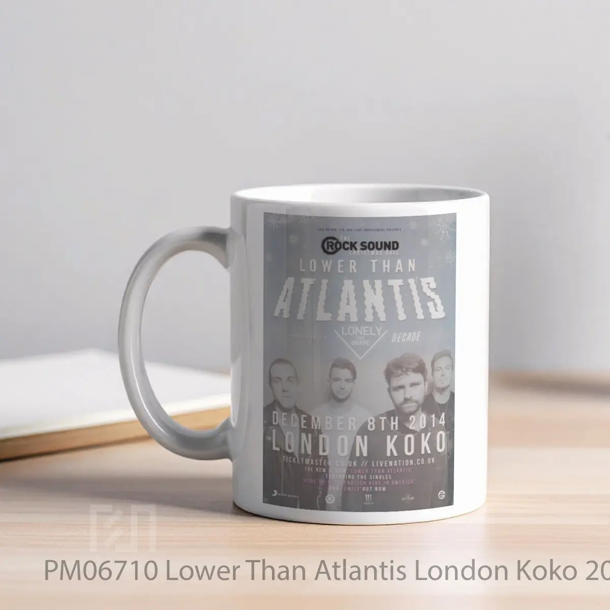 Mug Lower Than Atlantis London Koko 2014 Tour MPM06710 - All-side / Desain