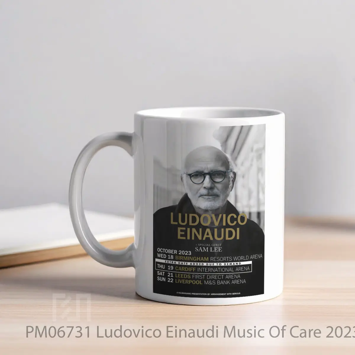 Mug Ludovico Einaudi Music Of Care 2023 Uk Tour MPM06731 - All-side / Desain