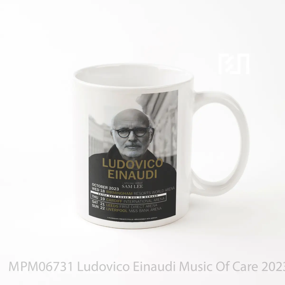 Mug Ludovico Einaudi Music Of Care 2023 Uk Tour MPM06731