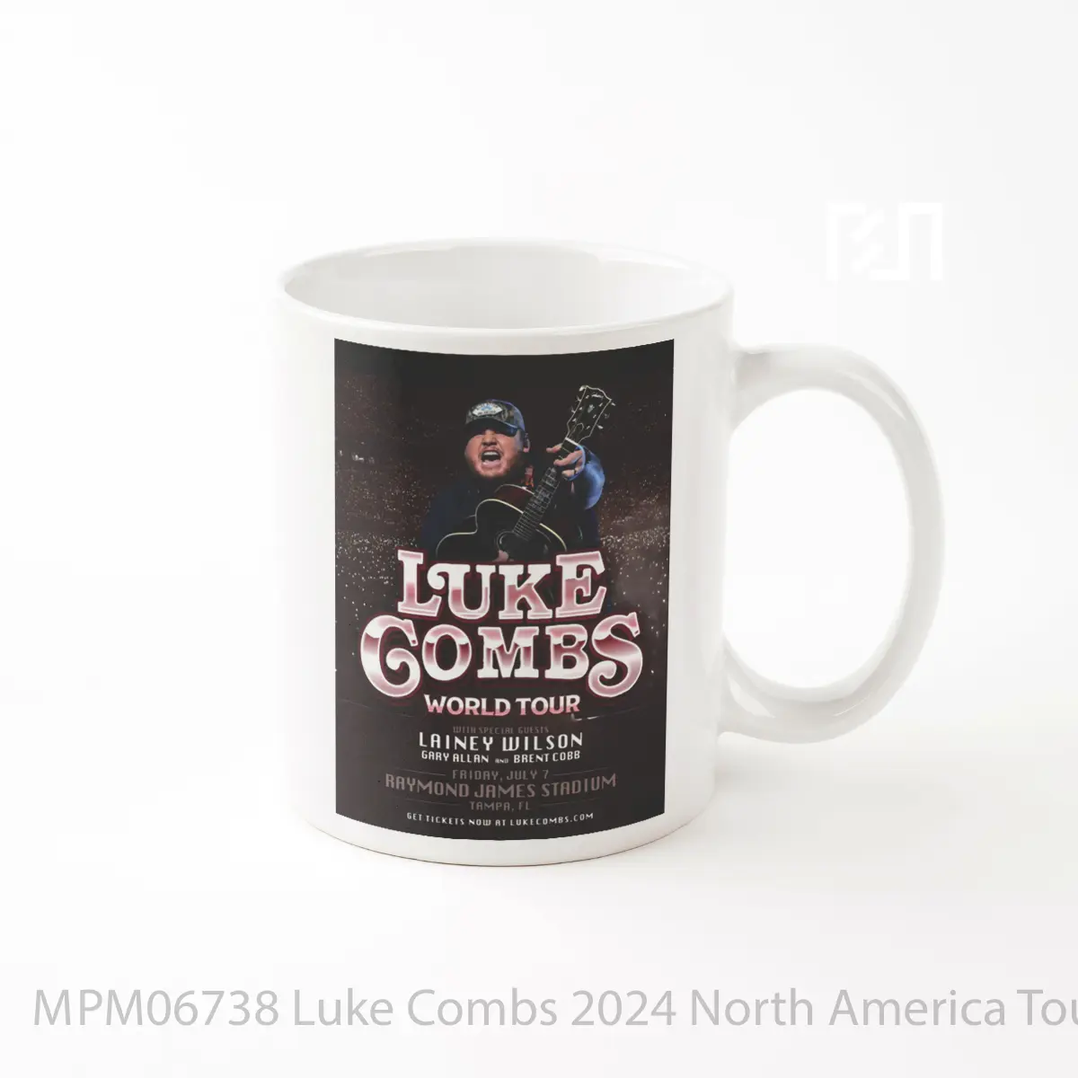 Mug Luke Combs 2024 North America Tour Tampa MPM06738