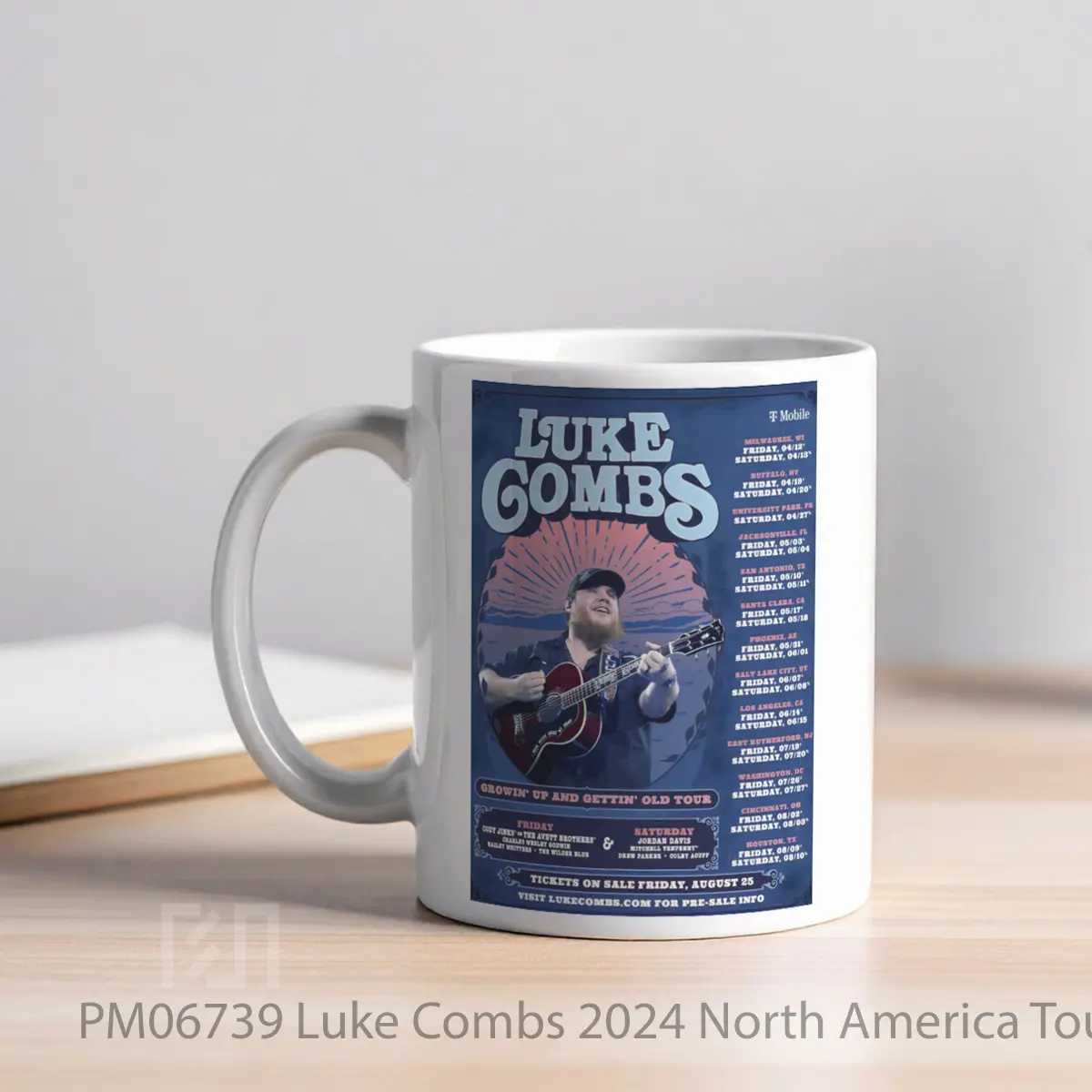 Mug Luke Combs 2024 North America Tour MPM06739 - All-side / Desain