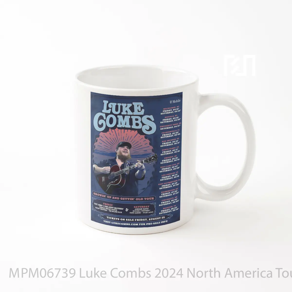 Mug Luke Combs 2024 North America Tour MPM06739