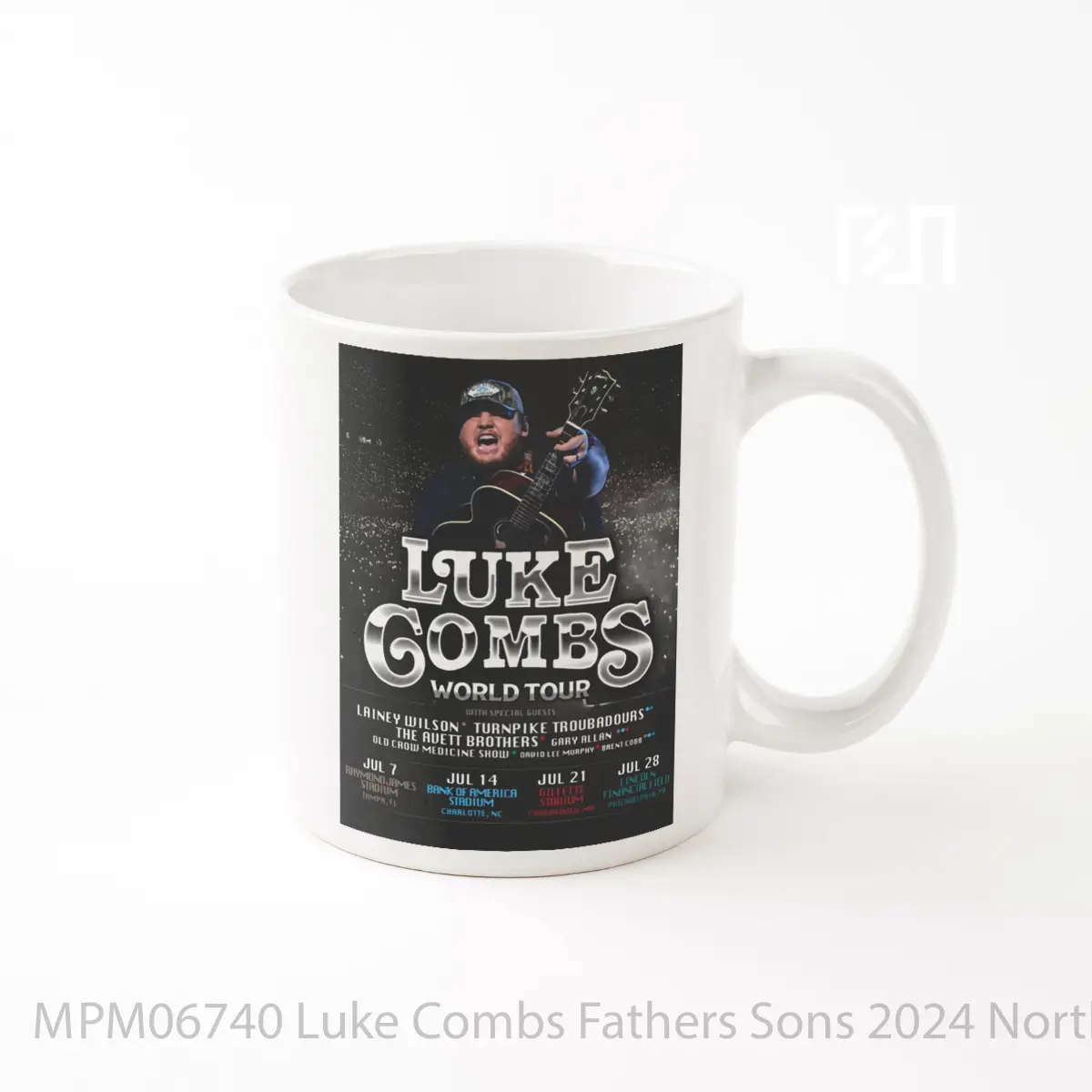 Mug Luke Combs Fathers Sons 2024 North America Tour MPM06740
