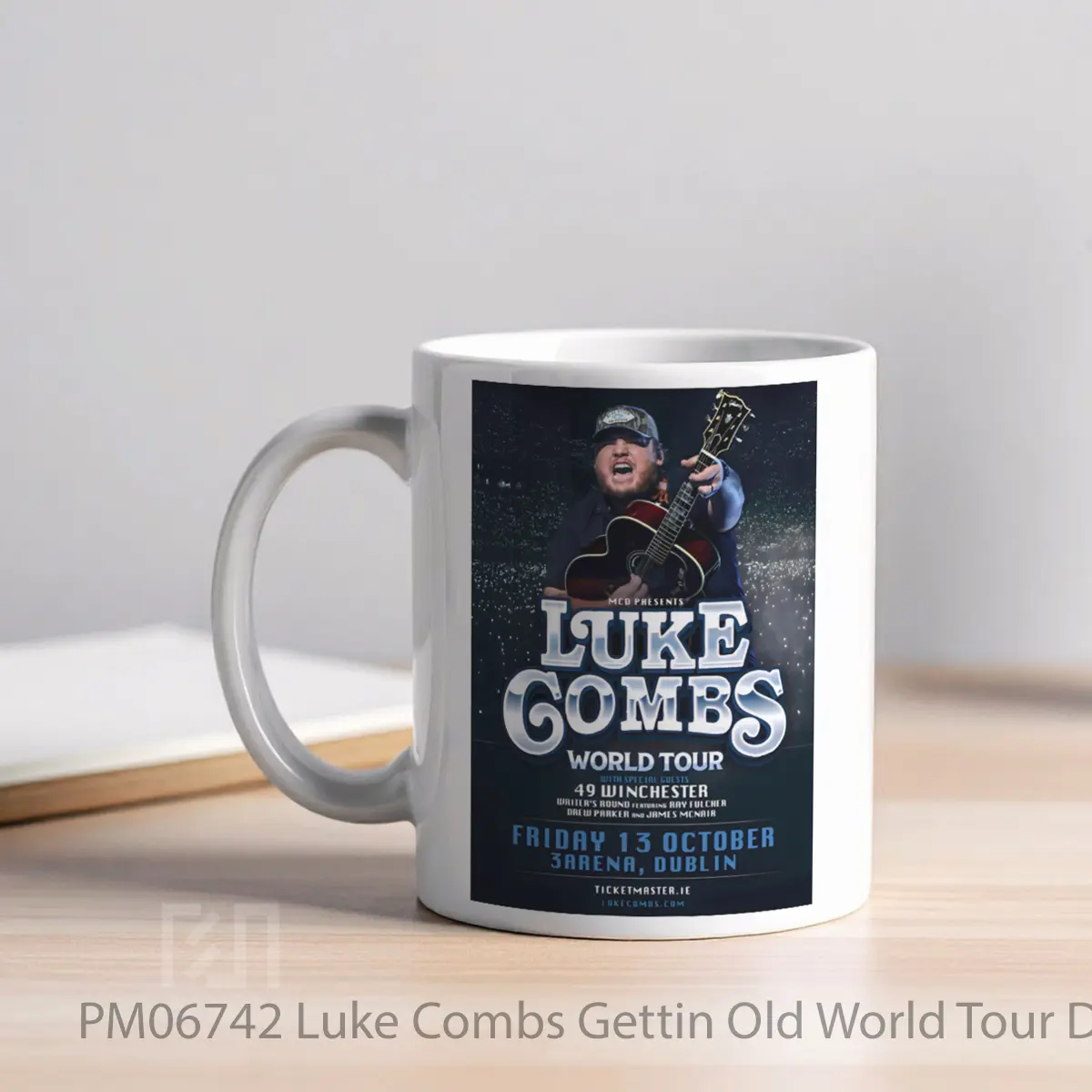 Mug Luke Combs Gettin Old World Tour Dublin 3arena 13 October 2023 MPM06742 - All-side / Desain
