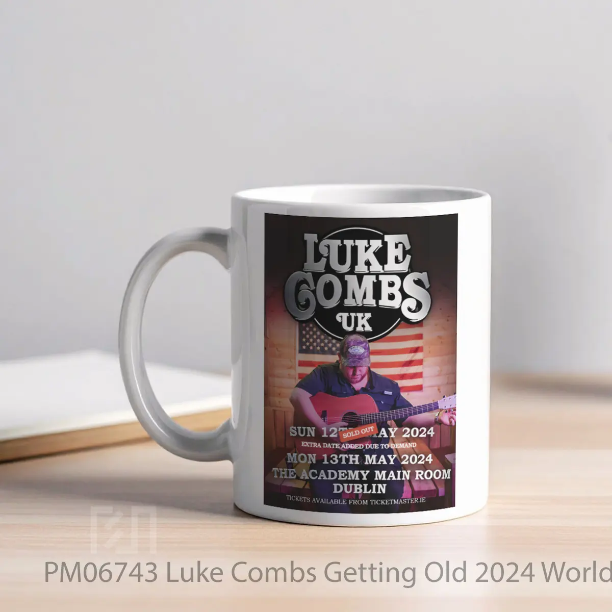 Mug Luke Combs Getting Old 2024 World Tour MPM06743 - All-side / Desain