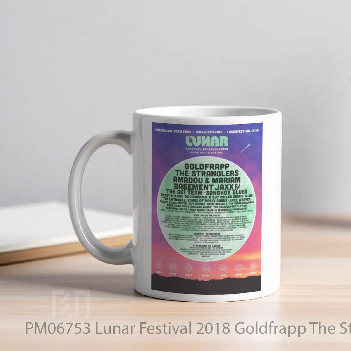 Mug Lunar Festival 2018 Goldfrapp The Stranglers Print MPM06753 - All-side / Desain