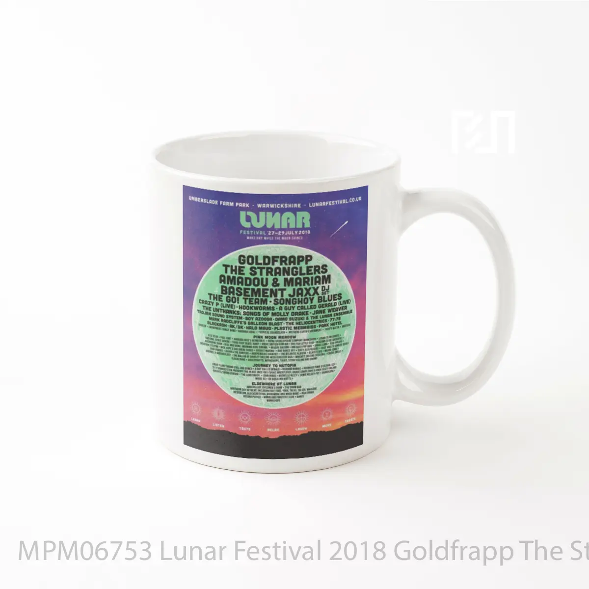 Mug Lunar Festival 2018 Goldfrapp The Stranglers Print MPM06753