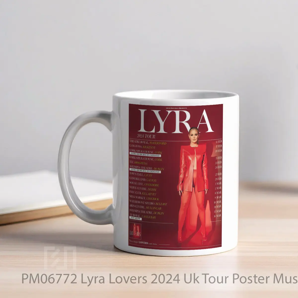 Mug Lyra Lovers 2024 Uk Tour MPM06772 - All-side / Desain