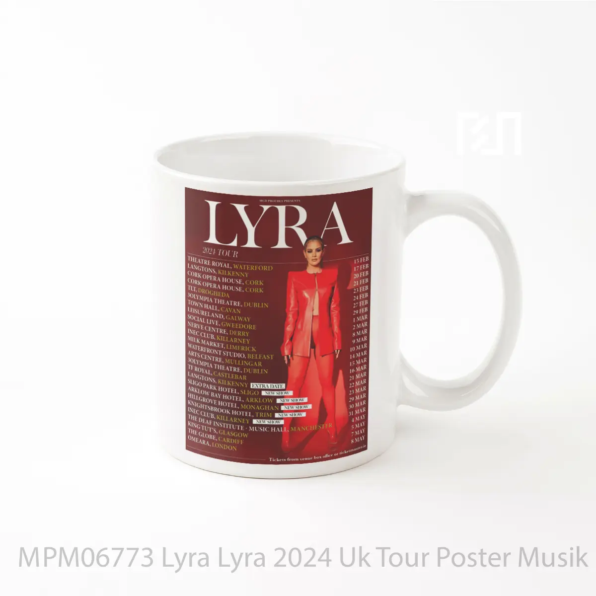 Mug Lyra Lyra 2024 Uk Tour MPM06773
