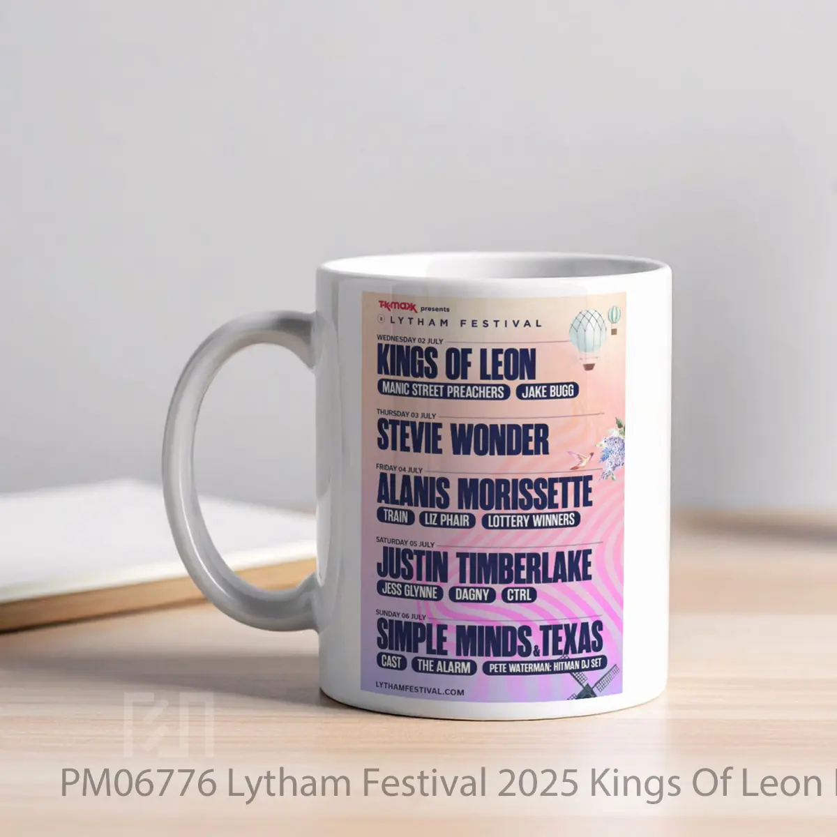 Mug Lytham Festival 2025 Kings Of Leon MPM06776 - All-side / Desain