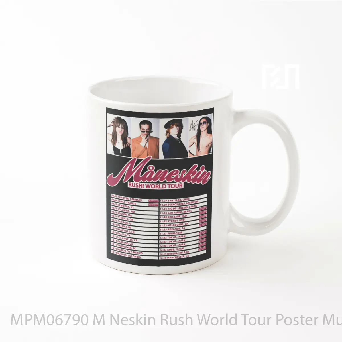 Mug M Neskin Rush World Tour MPM06790