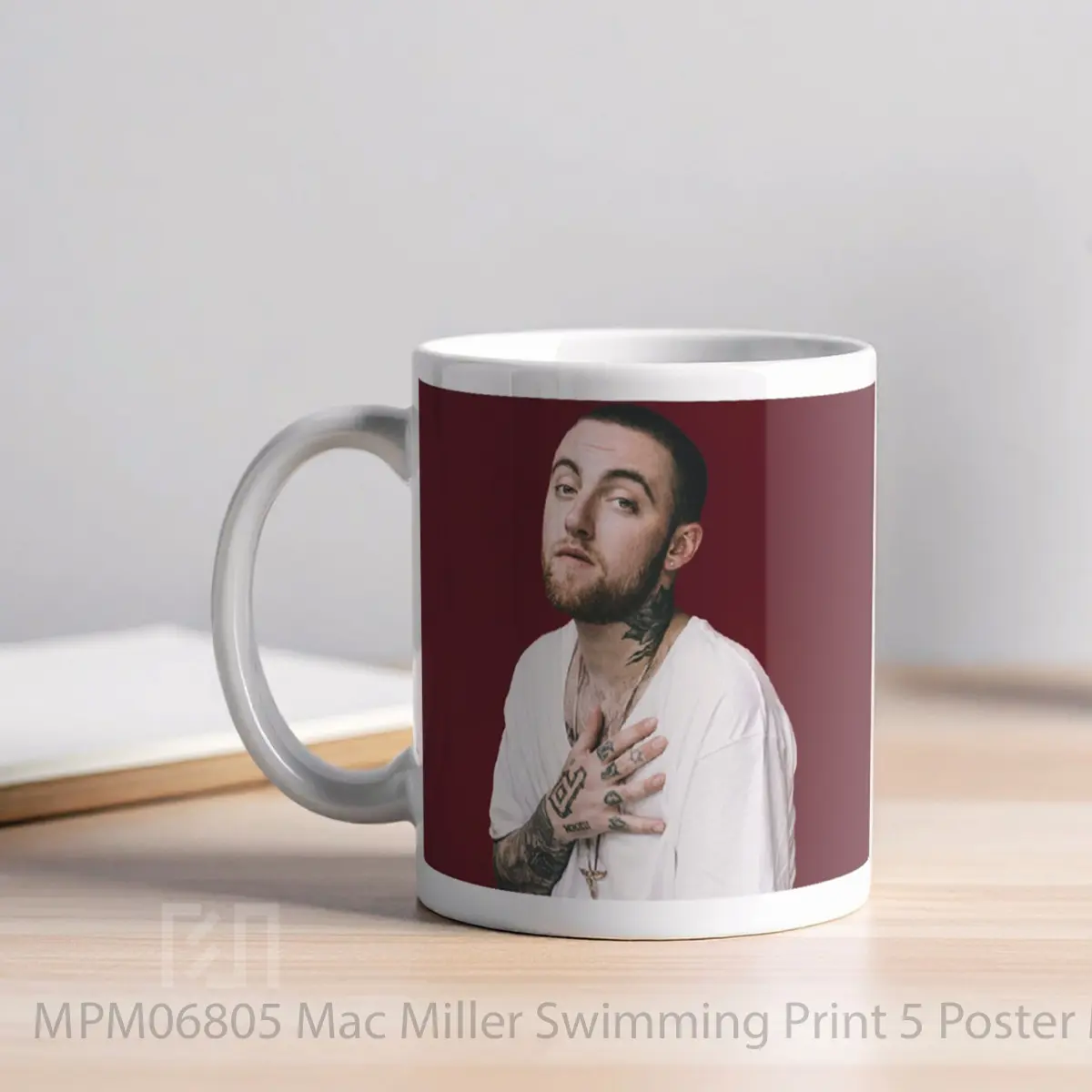 Mug Mac Miller Swimming Print 5 MPM06805 - All-side / Desain