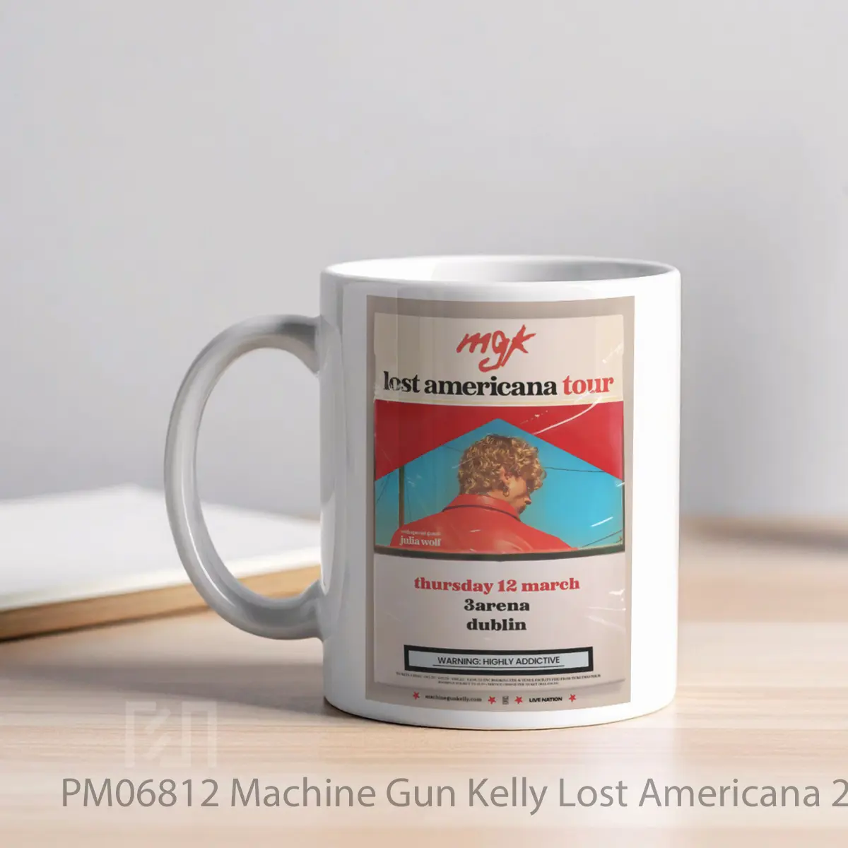 Mug Machine Gun Kelly Lost Americana 2026 Ireland Tour MPM06812 - All-side / Desain