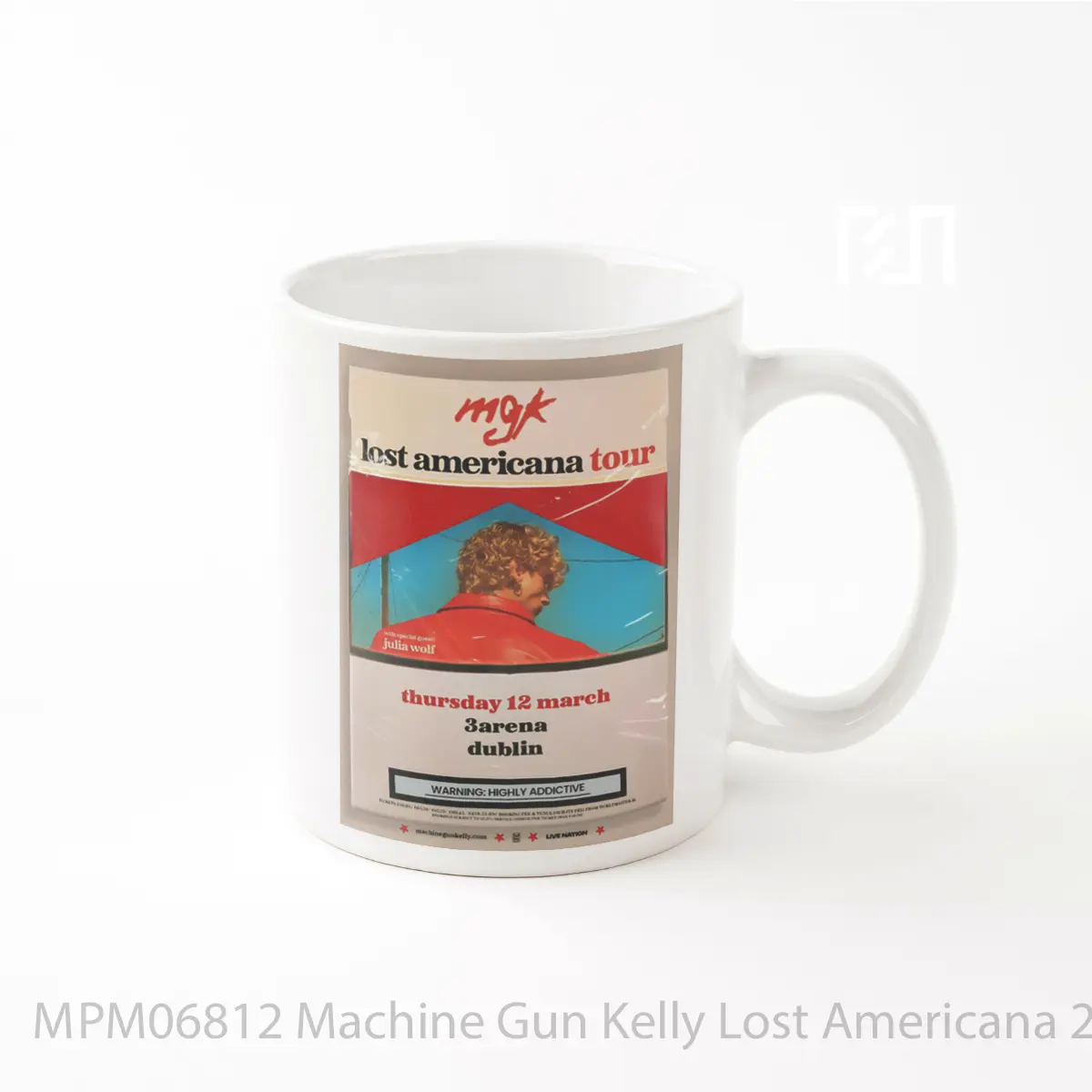 Mug Machine Gun Kelly Lost Americana 2026 Ireland Tour MPM06812