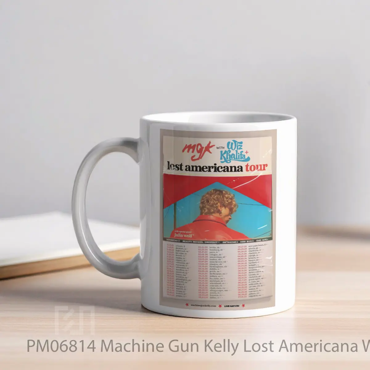 Mug Machine Gun Kelly Lost Americana World Tour 2025 2026 MPM06814 - All-side / Desain