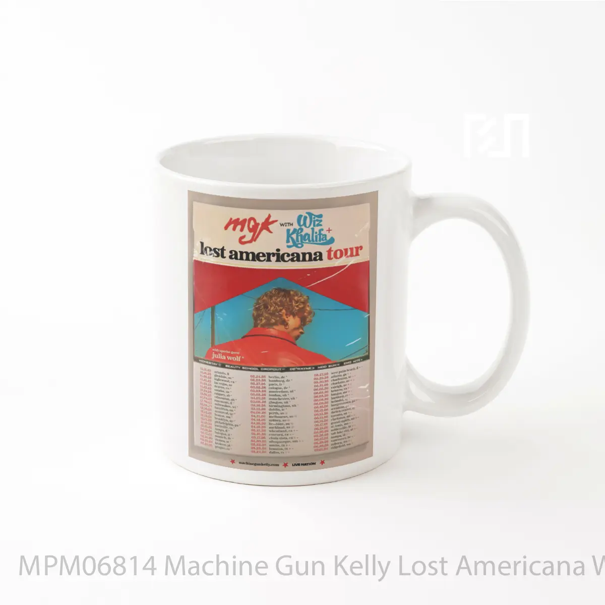 Mug Machine Gun Kelly Lost Americana World Tour 2025 2026 MPM06814