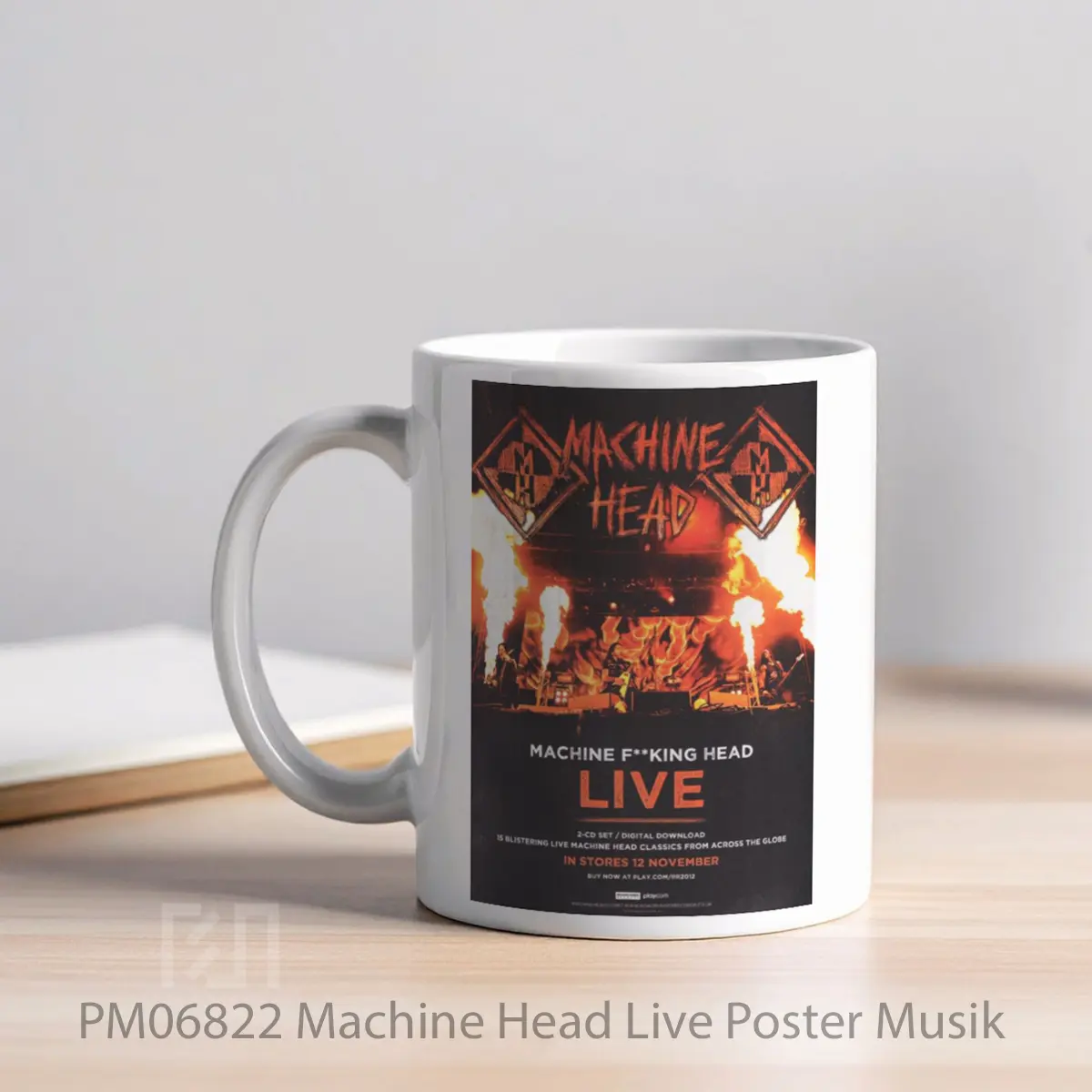 Mug Machine Head Live MPM06822 - All-side / Desain