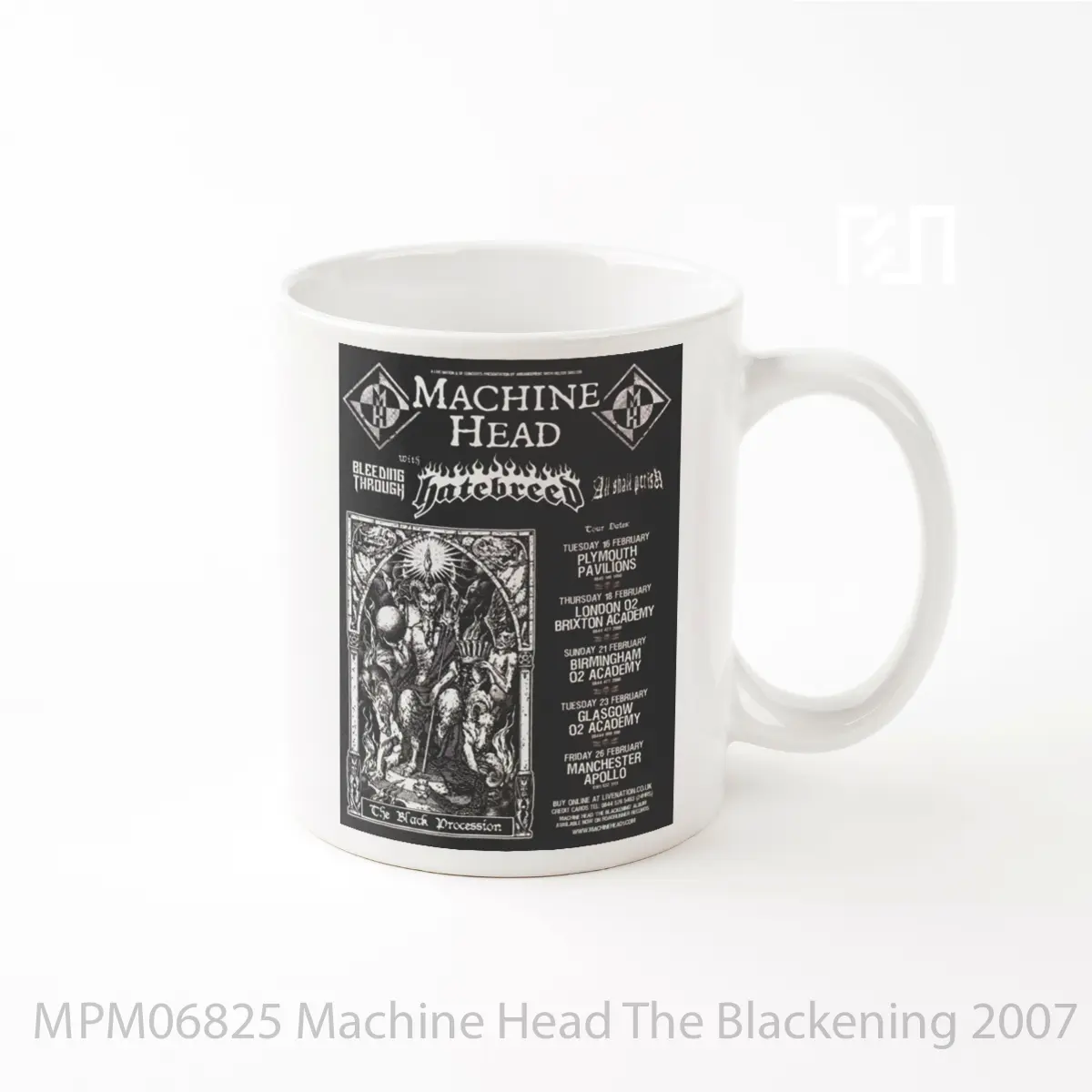 Mug Machine Head The Blackening 2007 Uk Tour MPM06825