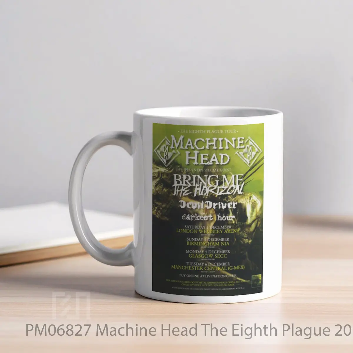 Mug Machine Head The Eighth Plague 2011 Uk Tour MPM06827 - All-side / Desain