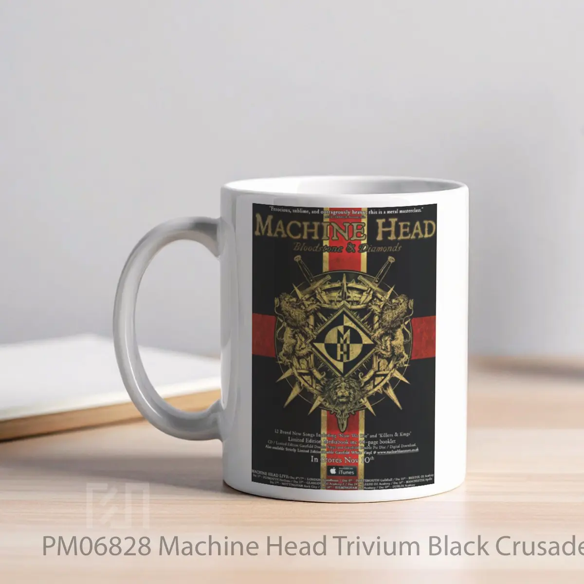 Mug Machine Head Trivium Black Crusade 2007 Tour Pos MPM06828 - All-side / Desain