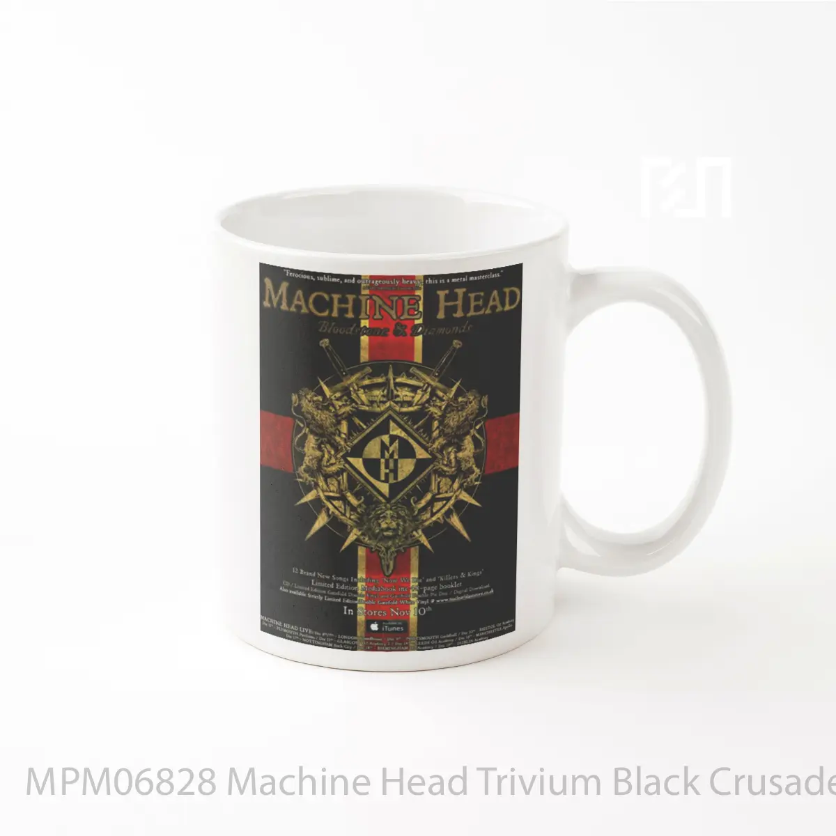 Mug Machine Head Trivium Black Crusade 2007 Tour Pos MPM06828