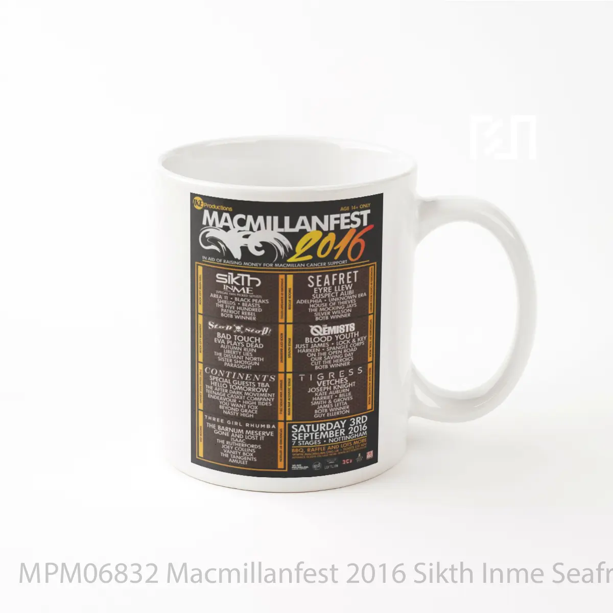 Mug Macmillanfest 2016 Sikth Inme Seafret MPM06832