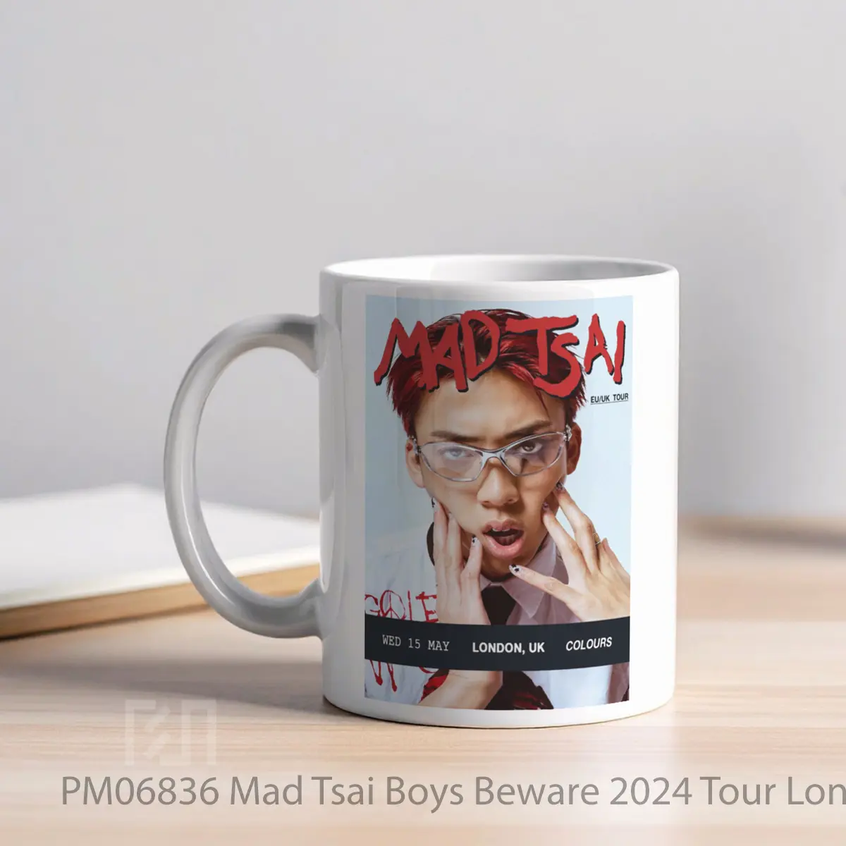 Mug Mad Tsai Boys Beware 2024 Tour London Colours MPM06836 - All-side / Desain