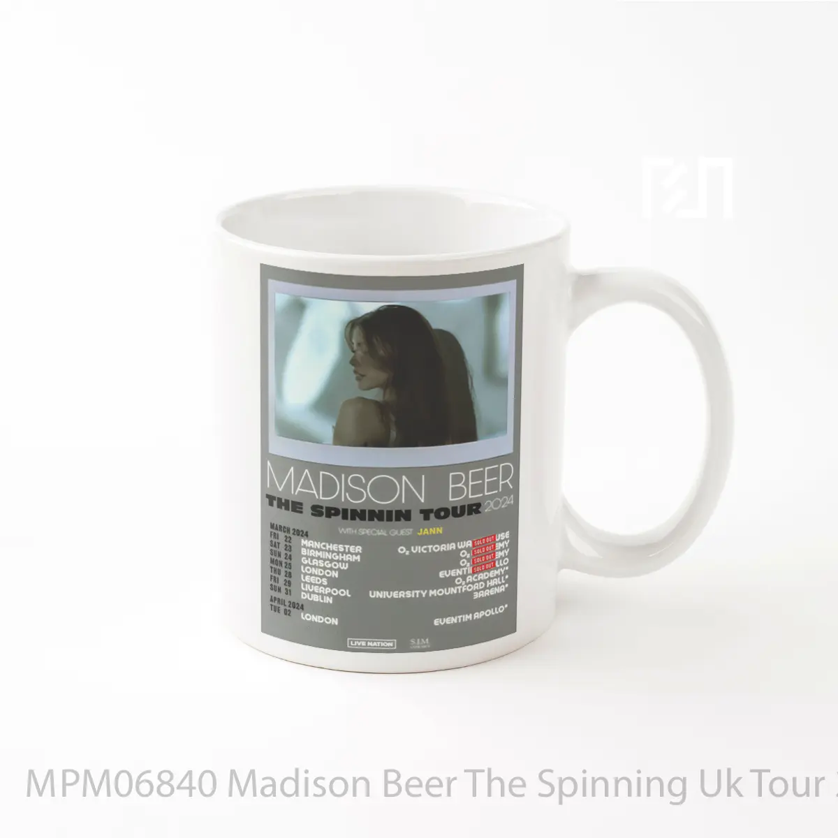 Mug Madison Beer The Spinning Uk Tour 2024 MPM06840