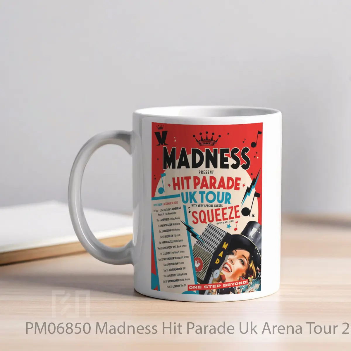 Mug Madness Hit Parade Uk Arena Tour 2025 MPM06850 - All-side / Desain