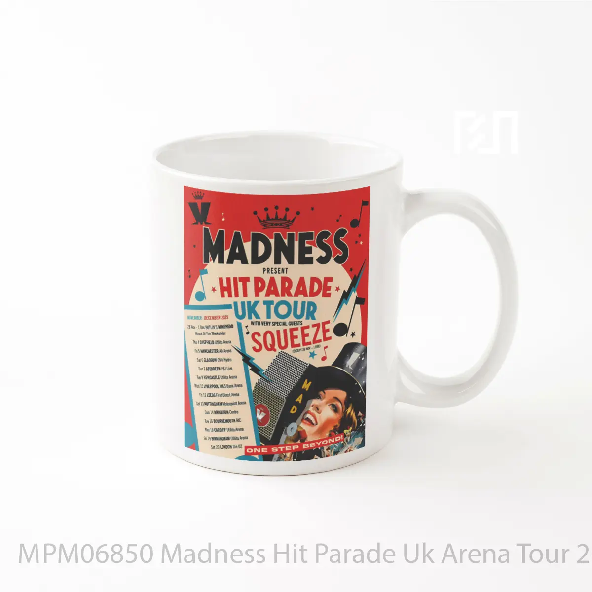 Mug Madness Hit Parade Uk Arena Tour 2025 MPM06850
