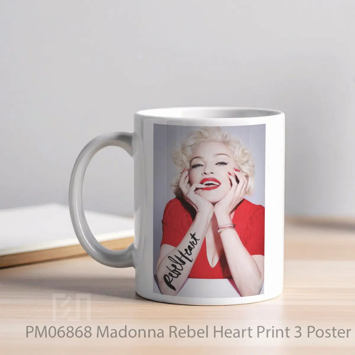 Mug Madonna Rebel Heart Print 3 MPM06868 - All-side / Desain