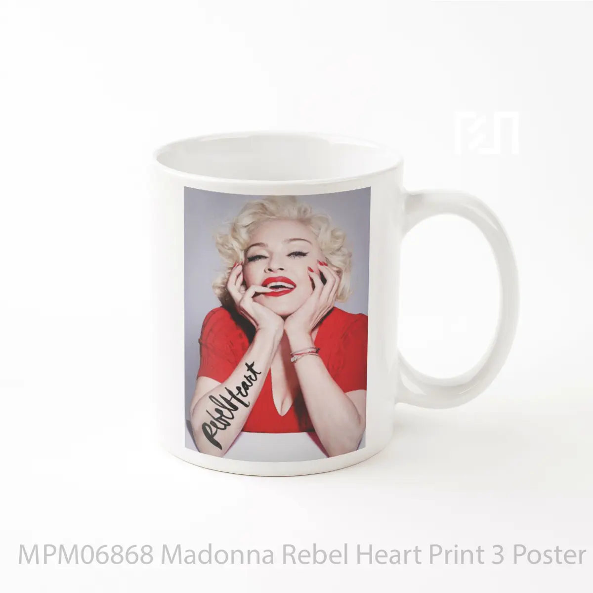 Mug Madonna Rebel Heart Print 3 MPM06868