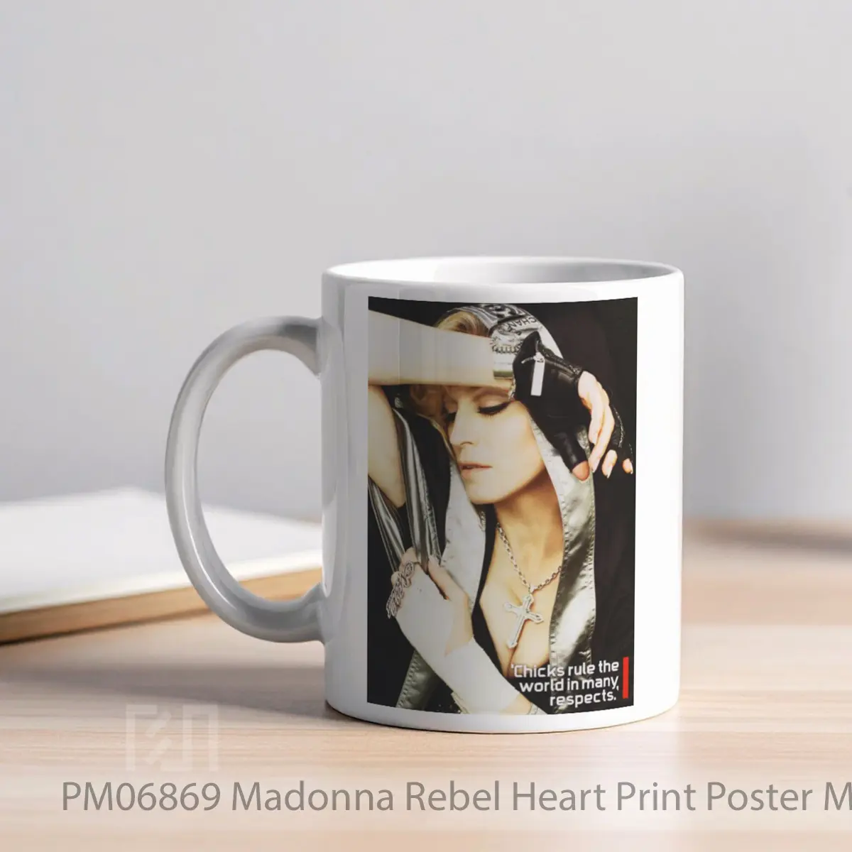 Mug Madonna Rebel Heart Print MPM06869 - All-side / Desain