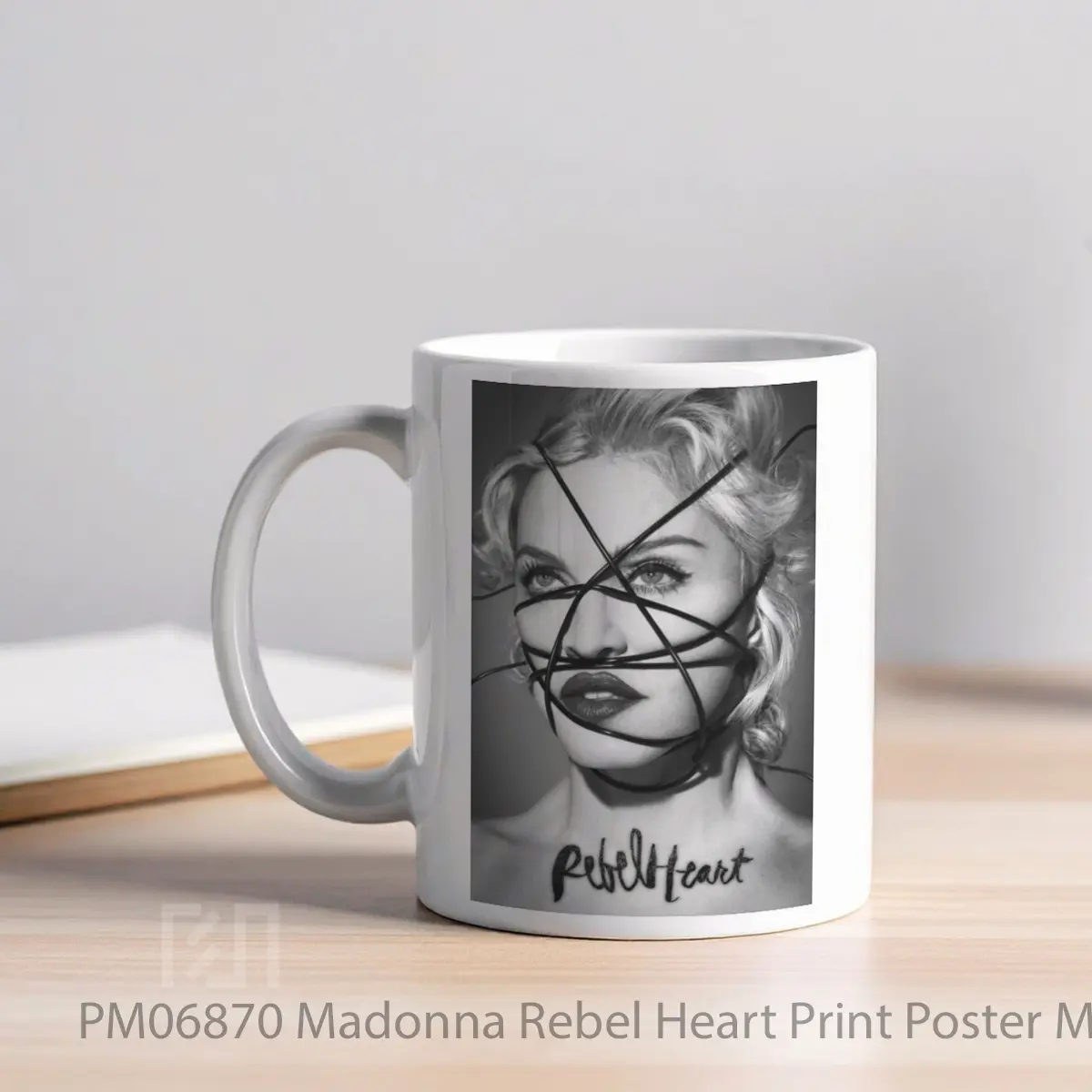 Mug Madonna Rebel Heart Print MPM06870 - All-side / Desain