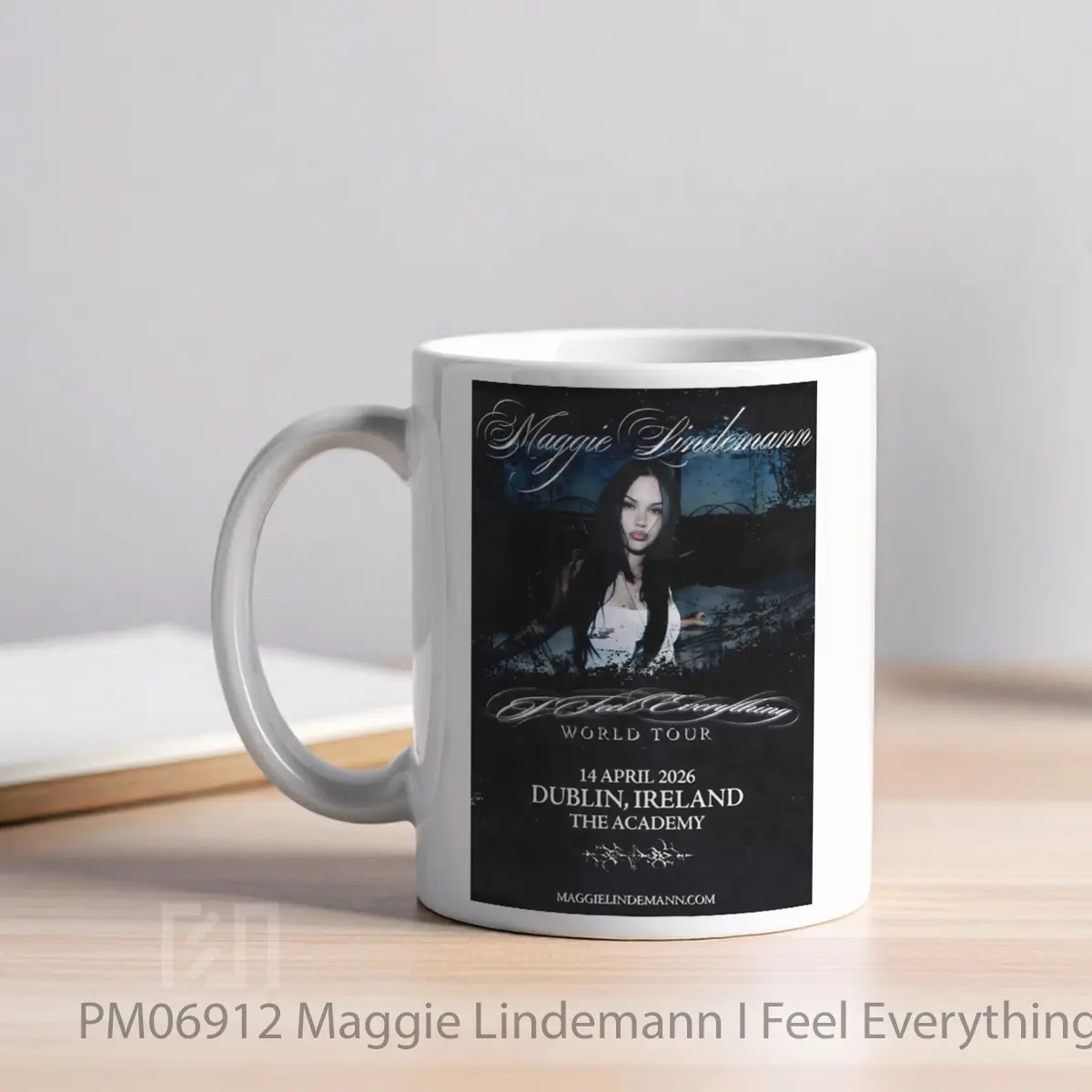 Mug Maggie Lindemann I Feel Everything 2026 Ireland Tour MPM06912 - All-side / Desain