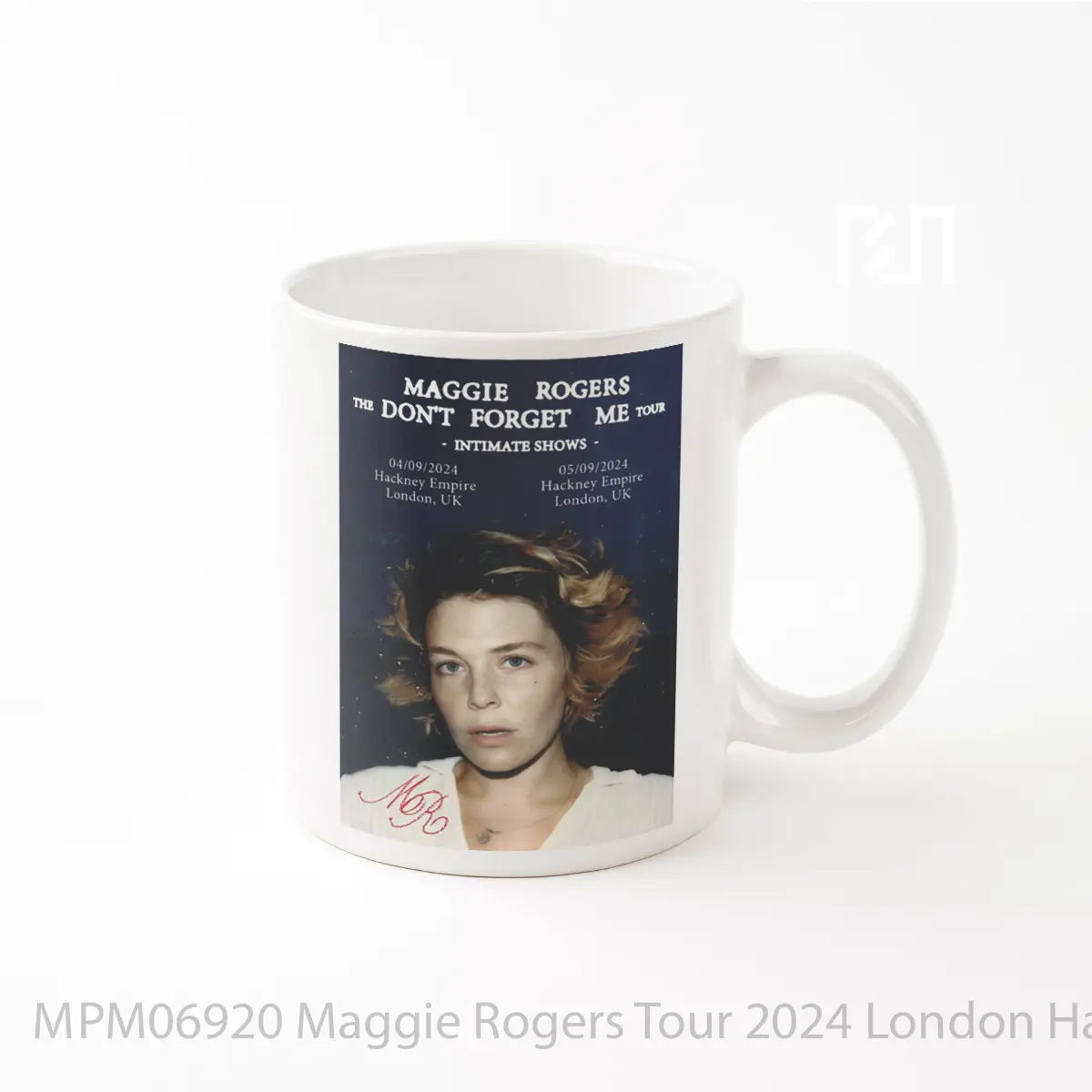 Mug Maggie Rogers Tour 2024 London Hackney Empire MPM06920