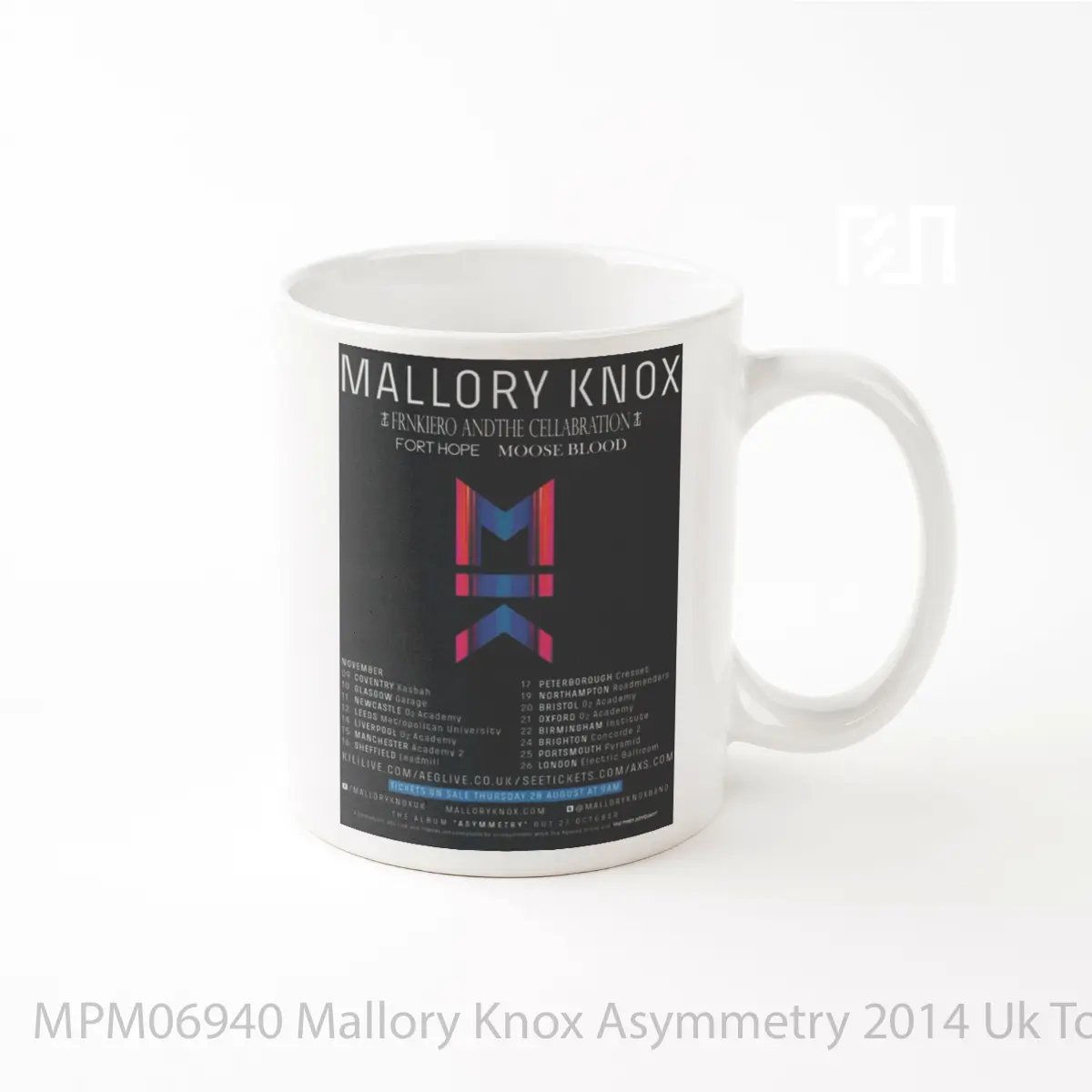 Mug Mallory Knox Asymmetry 2014 Uk Tour MPM06940