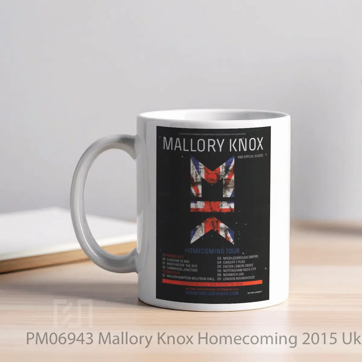 Mug Mallory Knox Homecoming 2015 Uk Tour MPM06943 - All-side / Desain