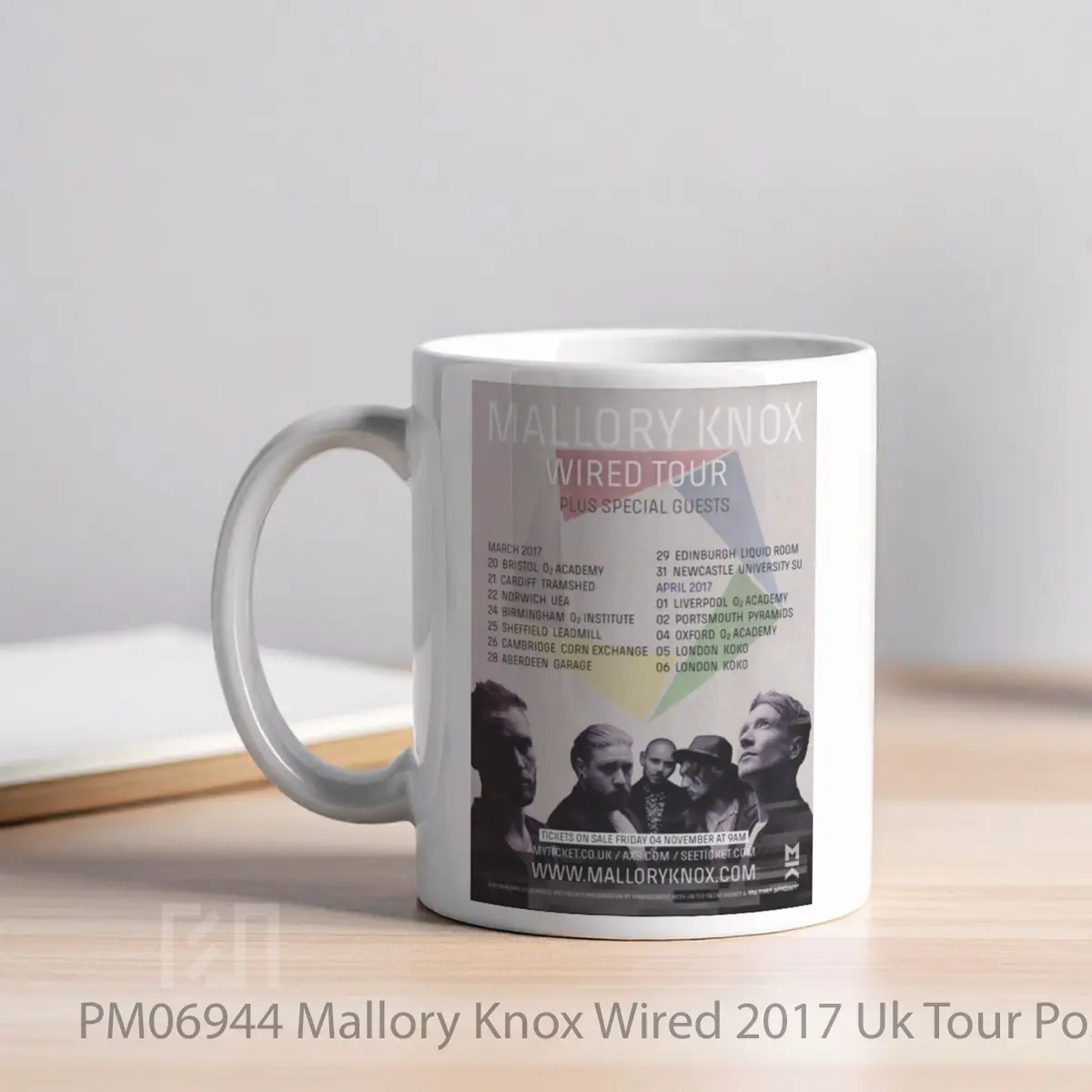 Mug Mallory Knox Wired 2017 Uk Tour MPM06944 - All-side / Desain