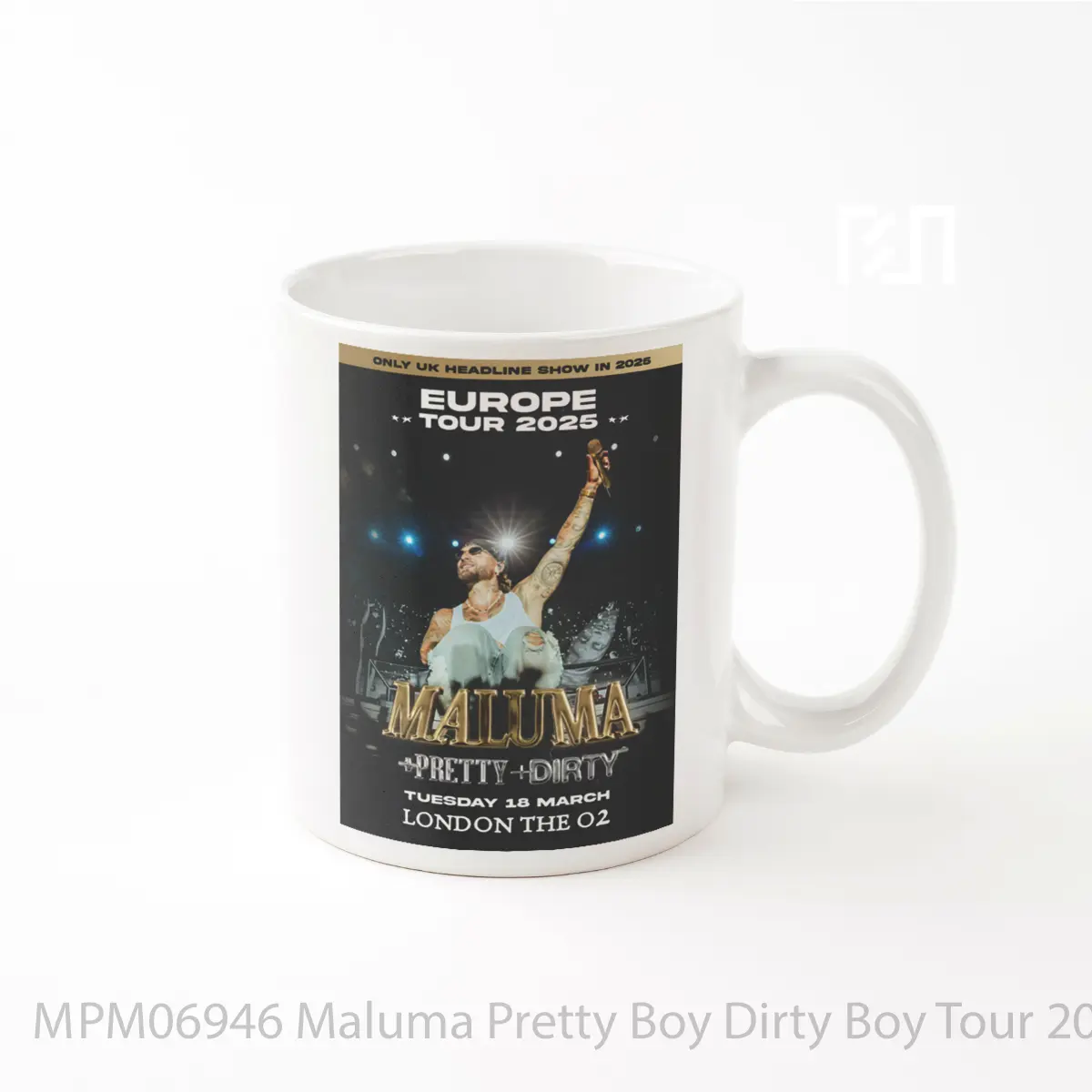 Mug Maluma Pretty Boy Dirty Boy Tour 2025 London The O2 MPM06946