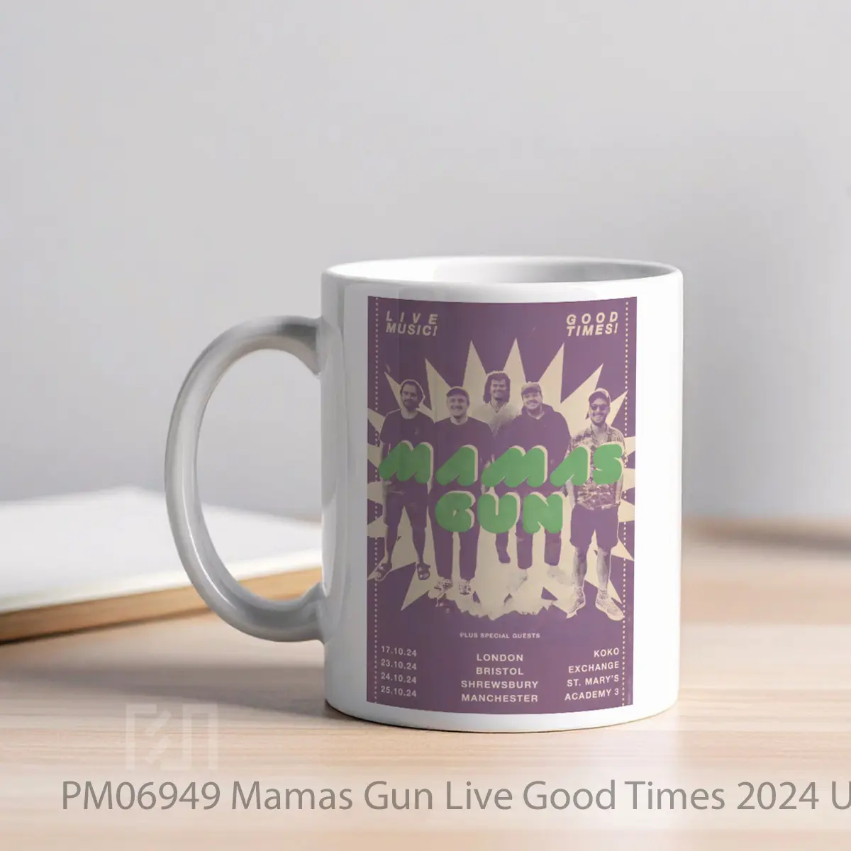 Mug Mamas Gun Live Good Times 2024 Uk Tour MPM06949 - All-side / Desain