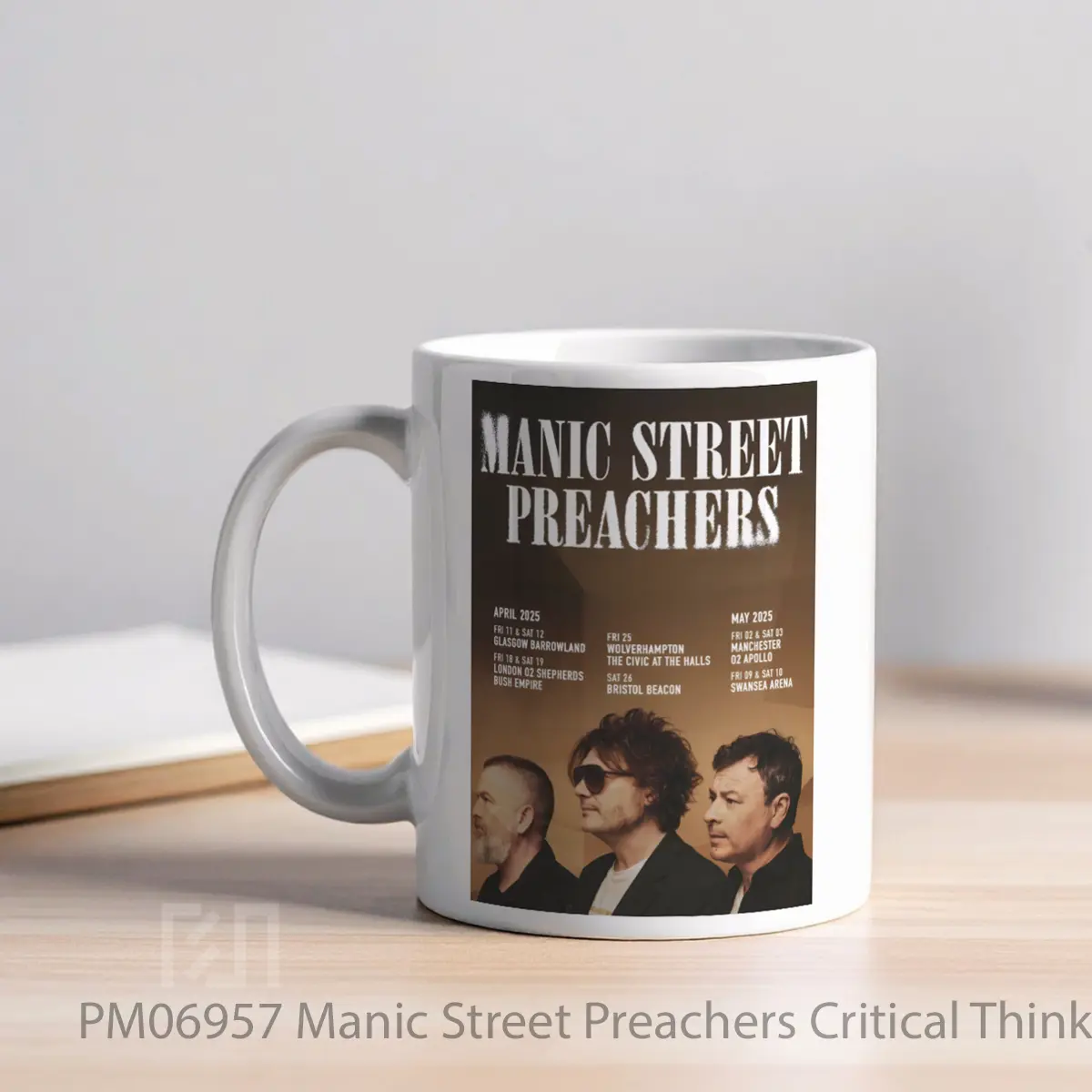 Mug Manic Street Preachers Critical Thinking April Tour 2025 MPM06957 - All-side / Desain