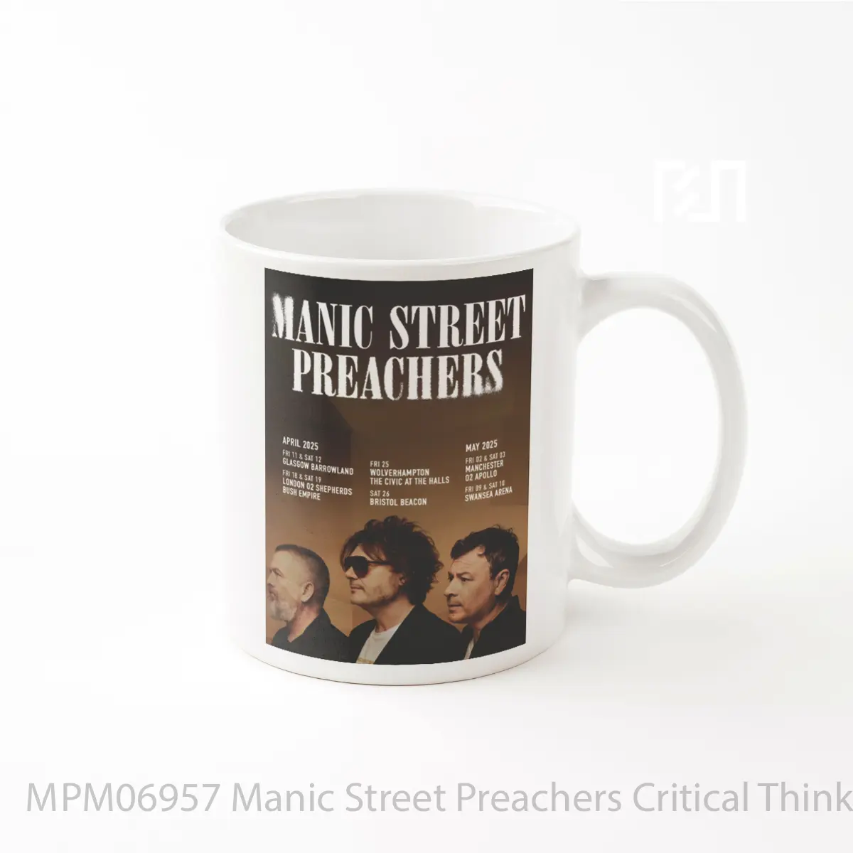 Mug Manic Street Preachers Critical Thinking April Tour 2025 MPM06957
